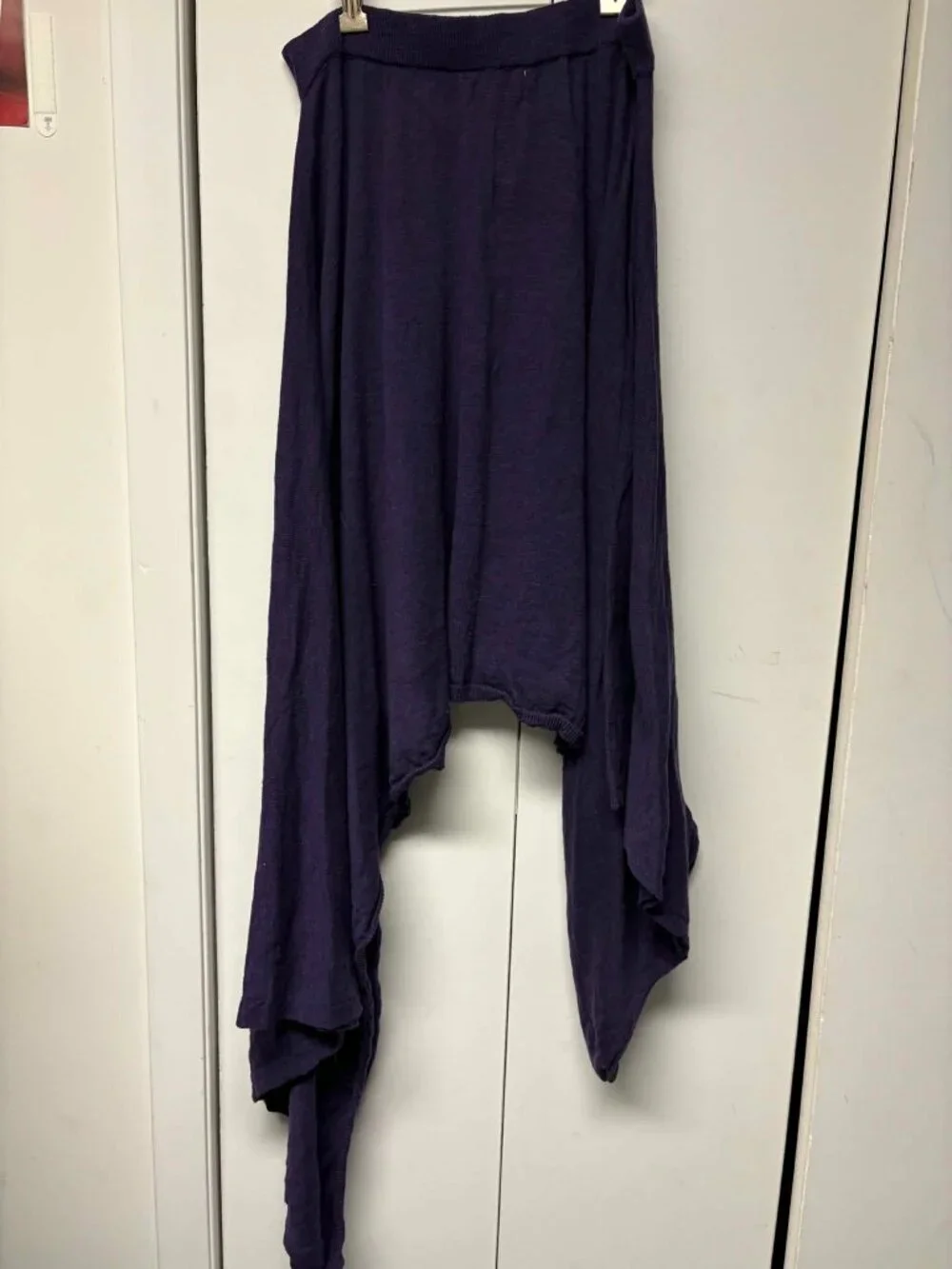 Free-est by Free People asymmetrical sweater knit skirt Medium Purple